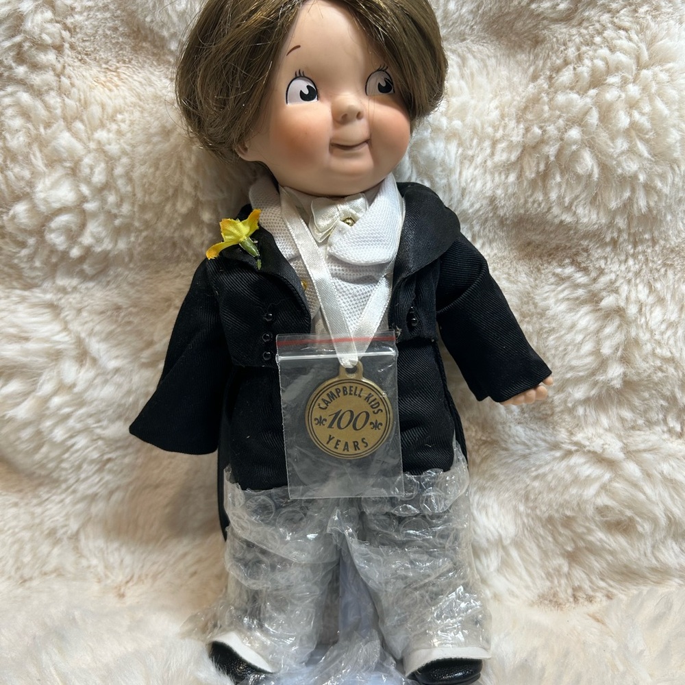 Mattel Doll with Black Jacket and Brown Hair